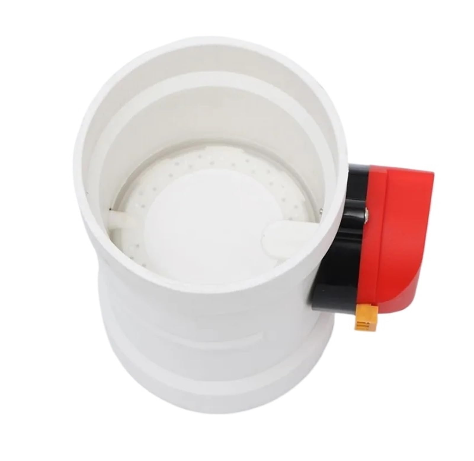 Válvula eléctrica para conducto de aire Válvula antirretorno motorizada de plástico ABS 220 V AC, para manguera redonda de 75 mm, 110 mm, 160 mm, para control del volumen de aire (75 mm, DC12 V)