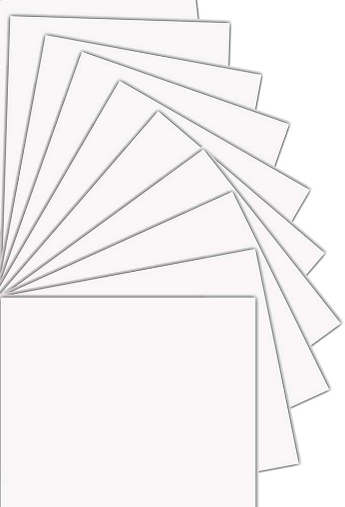Printable Heat Transfer Vinyl HTV Inkjet Printer Dark T-Shirts Transfer, A4 Size Bundle 20 Sheets
