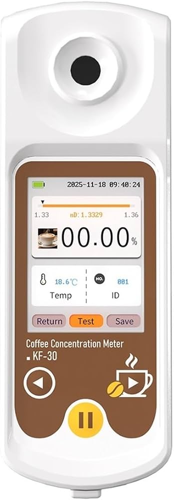 【新品未使用】コーヒー濃度計 brix tds測定 Amazon.co.jp: TDS デジタルコーヒー濃度屈折計 BRIX 表示付きコーヒー