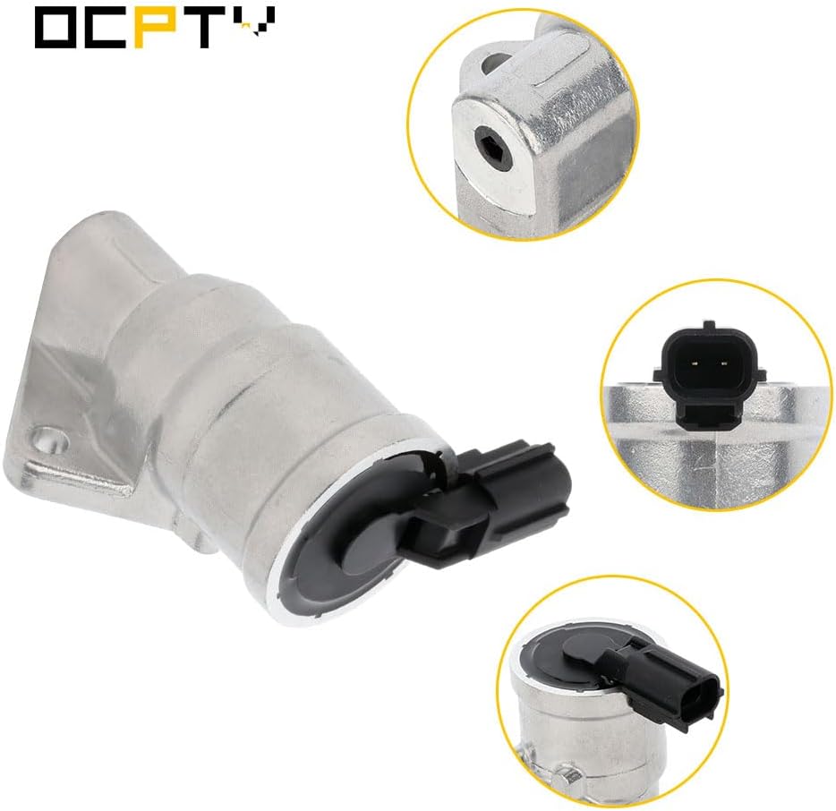OCPTY F65E9F715DA 4J1025 Idle Air Control Valve fit 97-99 for FordE-150 Econoline, 1997-1999 for FordE-150 Econoline Club Wagon, 1997-1999 for FordF-150, 97-98 forFord Mustang iac valve