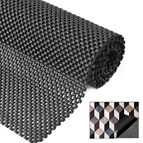 SOL 1pk Non-Slip Matting Roll – 150cm x 30cm Cut to Size – Anti-Slip Rug Underlay for Home & Office – Multipurpose Non-Slip Liner for Drawers, Shelves, and Carpets
