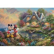Schmidt 59639 Thomas Kinkade Disney Mickey Mouse Jigsaw Puzzle, 1000 Pieces