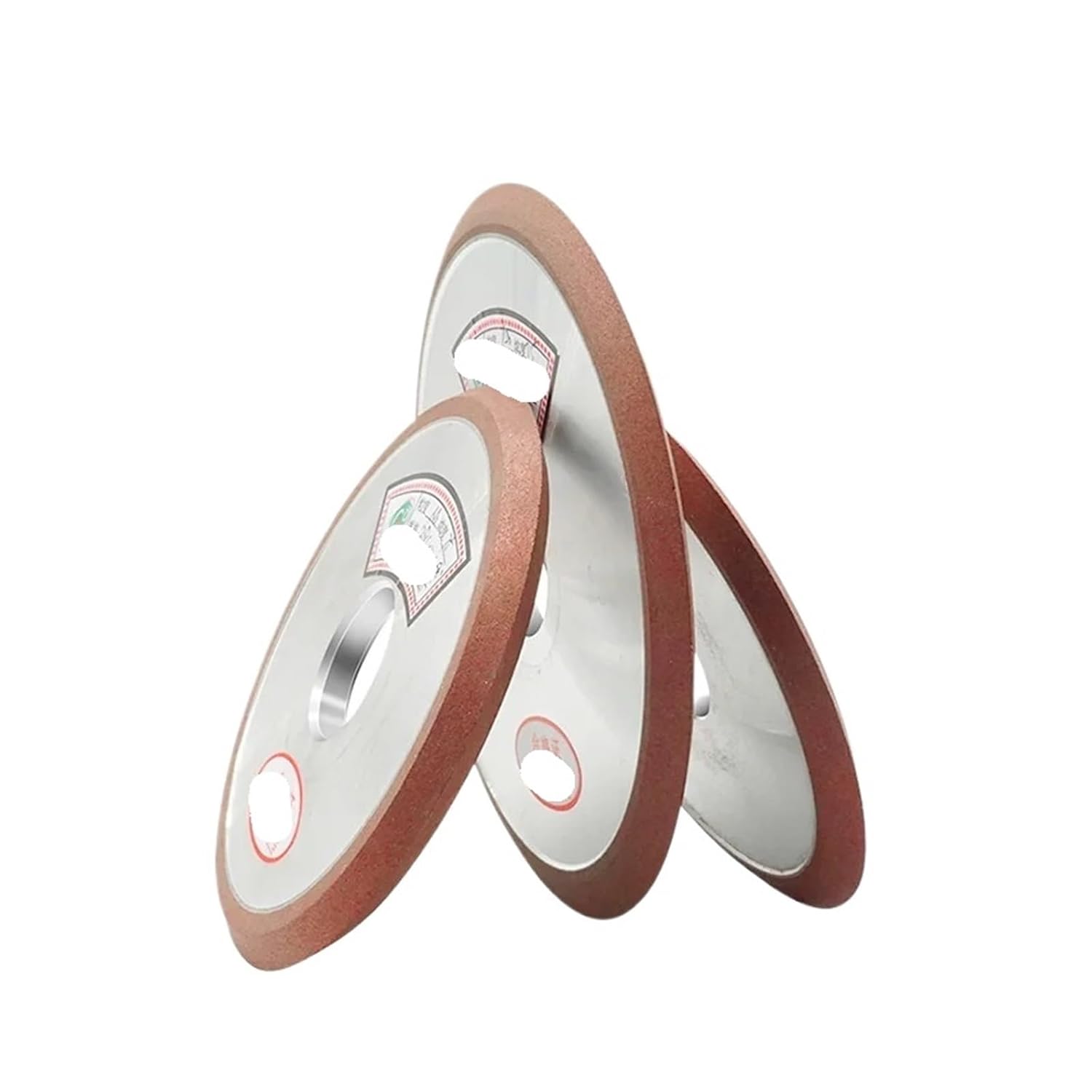 Grit150 Diamond Resin Grinding Wheel Disc Double Beveled Angle 60° 90° for Grinding Alloy Ceramic Tungsten Steel Cutting Tools(125x8x32x10 60V)