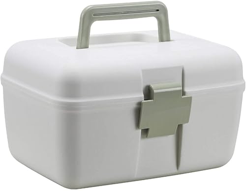 Miniatura 3 de Protección del medio ambiente caja de medicamentos de doble capa con sellado y partición portátil caja de medicamentos para el hogar caja nórdica de