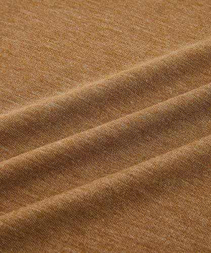 Wihion Men's Sleeveless Gym Tank Tops With Pocket Workout Bodybuilding Muscle T Shirts Khaki #TOP4