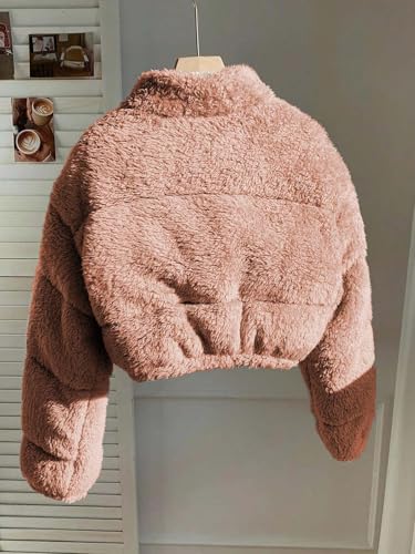 Image of KOTTY Women's Cozy Fit Full Sleeve Coral Fleece Zip Jacket - Winterwear with Pockets for Daily Warmth & Style