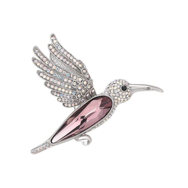 Image of Animal Brooch for Women Girls 18k Gold Plated Animal Brooch Pin Rhinestone Animal Brooch Lapel Pin Jewelry Thanksgiving Day Birthday Wedding Gifts for Mom Wife