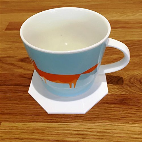 Super Cool Creations Coasters - Octagonal - White - 8 Set - Image 2