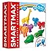 SmartMax My First Safari Animals STEM Magnetic Discovery Building Set with Soft Animals for Ages 1-5