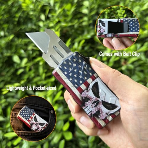 Image of Caressolove Automatic Box Cutter, Retractable Utility Knife