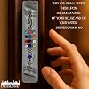 TALISMAN4U Pewter MEZUZAH CASE with Scroll 12 Tribes of Israel Hoshen Judaica Door Mezuza 4 Inch