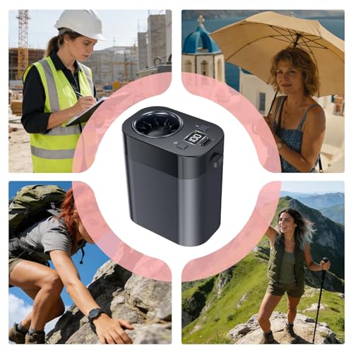 Ventilador de cintura portátil y enfriador personal ajustable con clip de gran flujo 7