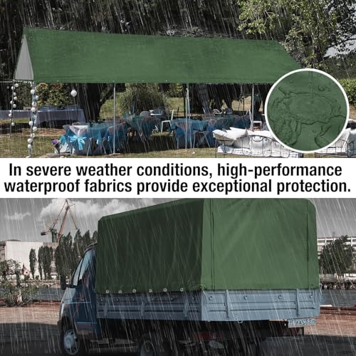 Lona impermeable resistente a la intemperie y rayos UV de alta densidad 7