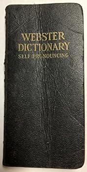 Unknown Binding VEST POCKET WEBSTER DICTIONARY SELF PRONOUNCING Book