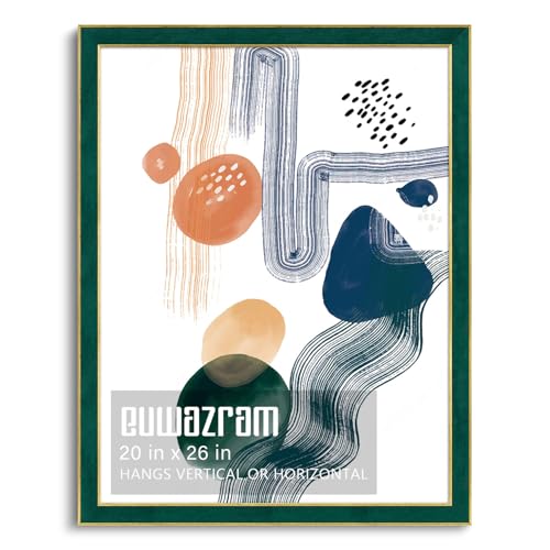 euwazram 20x26 Poster Frame for Photos and Art, Suede Green, 1 Pack
