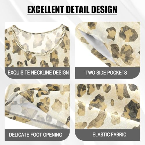 senya Short Sleeve Pajamas Sets Summer Cotton Sleepwear Plain Background4