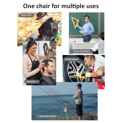 Silla portátil sin silla ergonómica y plegable para peluqueros 5