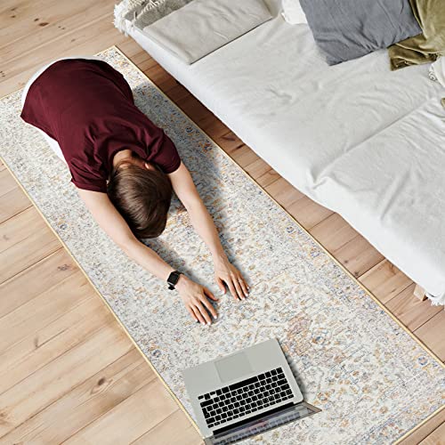 2X6 Runner Rug Vintage Runner Rug Hallways Runner Rug Kitchen Runner Rug 2X6 Washable Runner Rug For Bathroom Bedroom Retro Boho Runner Rugs Non Slip Bohemian #TOP1