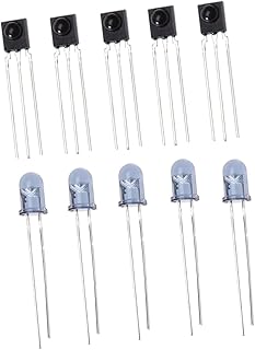 CAXUSD 5 Satz Infrarotstrahler Sender silikonformen gießformen Infrarot Fernbedienung infrarotheizung mit Fernbedienung In...