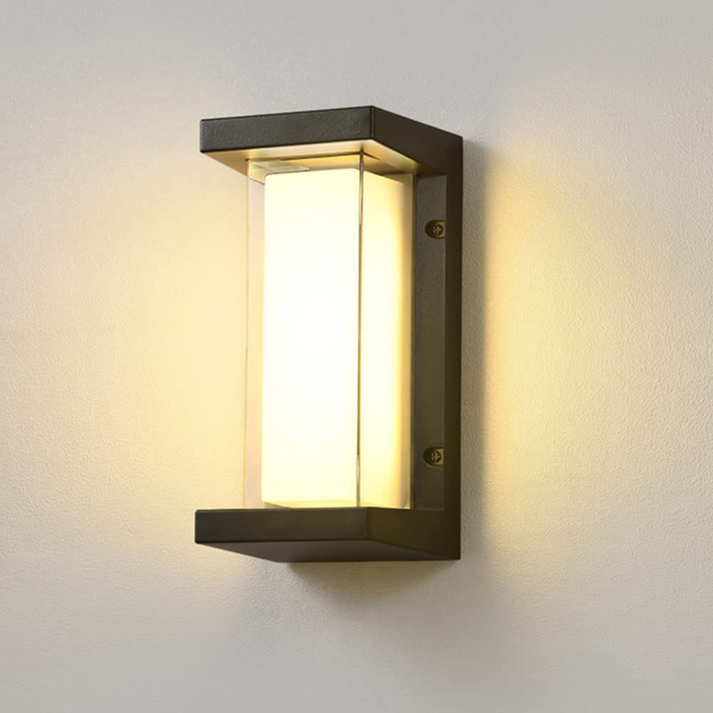 Applique Murale extérieure Moderne, Applique Murale en Aluminium à LED, Applique Murale extérieure étanche IP65 10W 30W, luminaire Mural carré pour Jardin, terrasse, Porche, Balcon