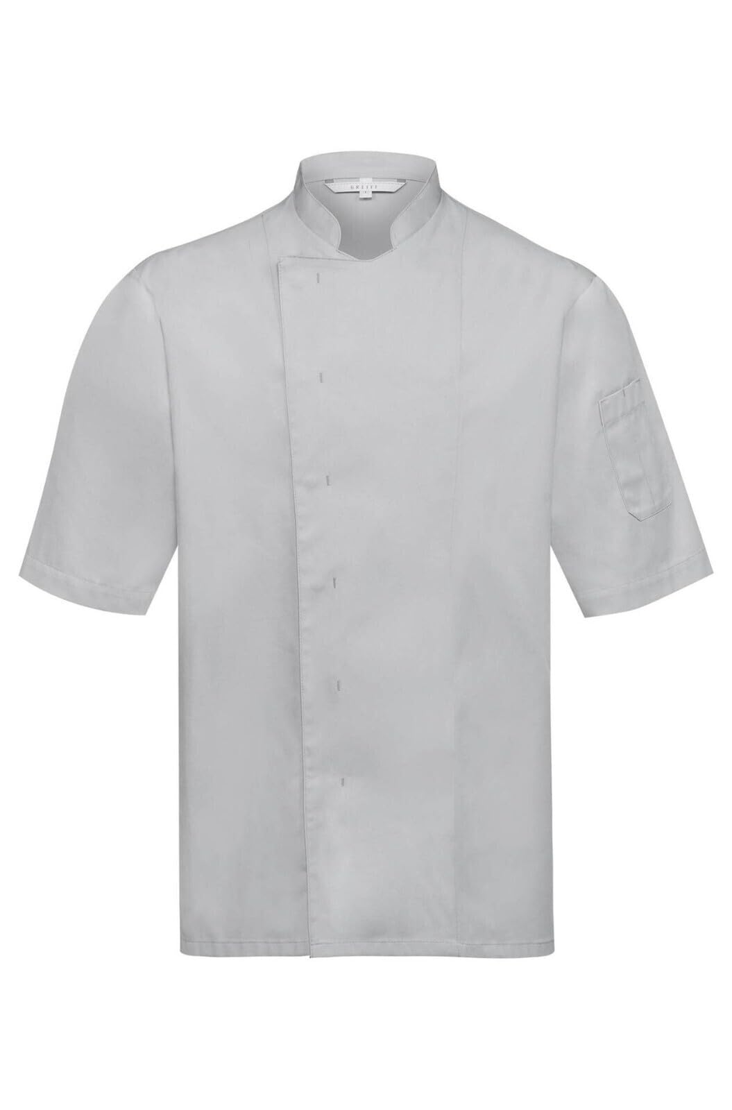 GREIFF Gastro Moda Cuisine Basic 5562 - Chaqueta de chef para hombre (media manga, corte regular)