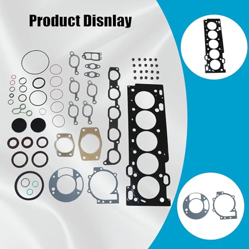 Image of GXARTS Engine Head Gasket Set HS26256PT HS54548 HGS4264 Compatible with Volvo S60 V70 XC90 C70 S70 2.4L-2.5L L5 DOHC 2000-2009 9458534 271802 1397381 9443896 9443896 9135513 3531017 9404726