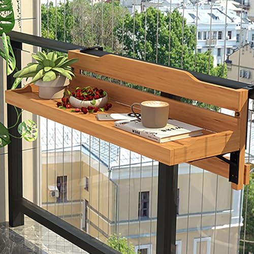 Mesa colgante patio exterior compacta 60x25cm y escritorio pared plegable
