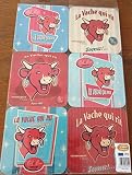 Dessous de Verres Serie «Vache Qui rit souriez »