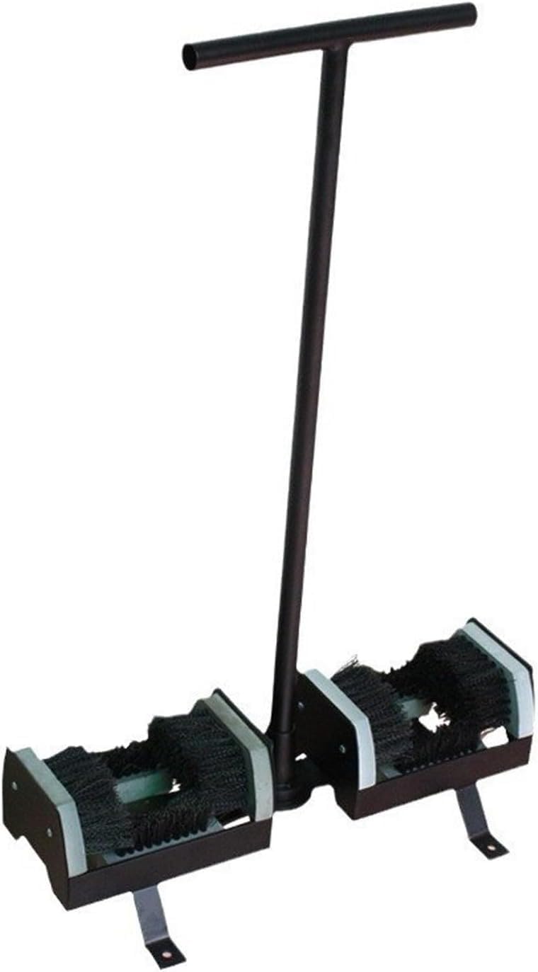 Heavy Duty Boot Scrubber Brush, Outdoor Shoe Scraper with Handle, Floor Mountable Boot Cleaner, Durable Boot Brush for Mud & Dirt Removal, Essential Garden & Outdoor Footwear Accessory