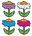 Carson Dellosa D.J. Inkers Flowers Cut-Outs (620021)