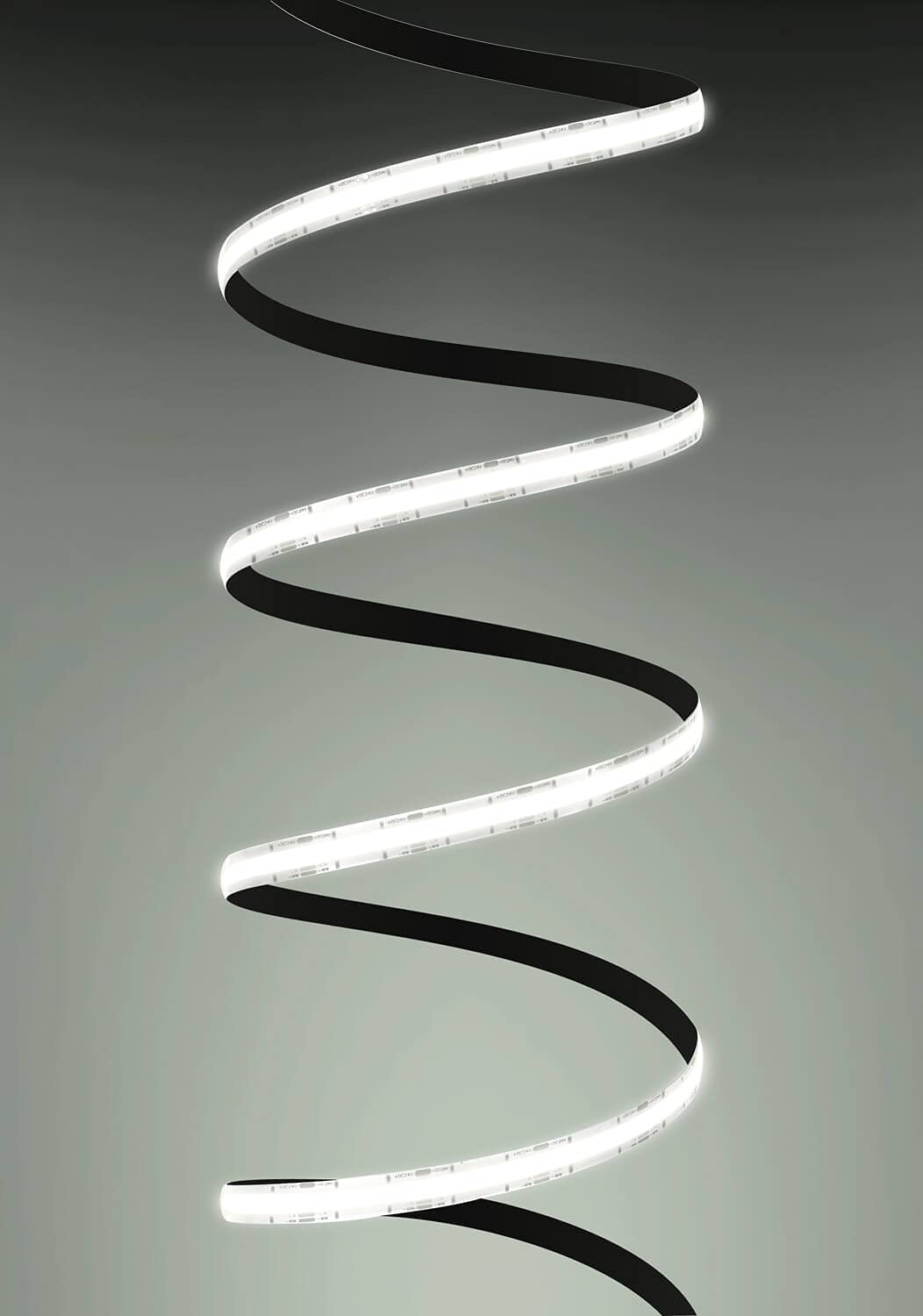 LED Universum Juego de tiras LED COB CCT blanco dual, con mando a distancia, controlador y fuente de alimentación, filamento prémium, 24 V, IP65, blanco dual (3 metros)