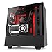 NZXT H500i - Compact ATX Mid-Tower PC Gaming Case - RGB Lighting and Fan Control - CAM-Powered Smart Device - Tempered Glass Panel - Enhanced Cable Management System - Water-Cooling Ready - Black/Red