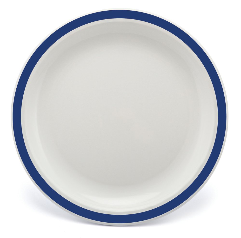 Harfield 17cm Duo Plate Royal Blue (Pack of 4) Shatterproof BPA Free Copolyester