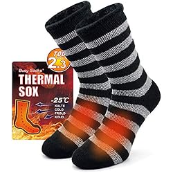 Ropa De Trabajo Para Frío Extremo Calcetines térmicos de invierno para hombres y mujeres, calcetines gruesos y aislantes para el frío extremo - Gris - Large