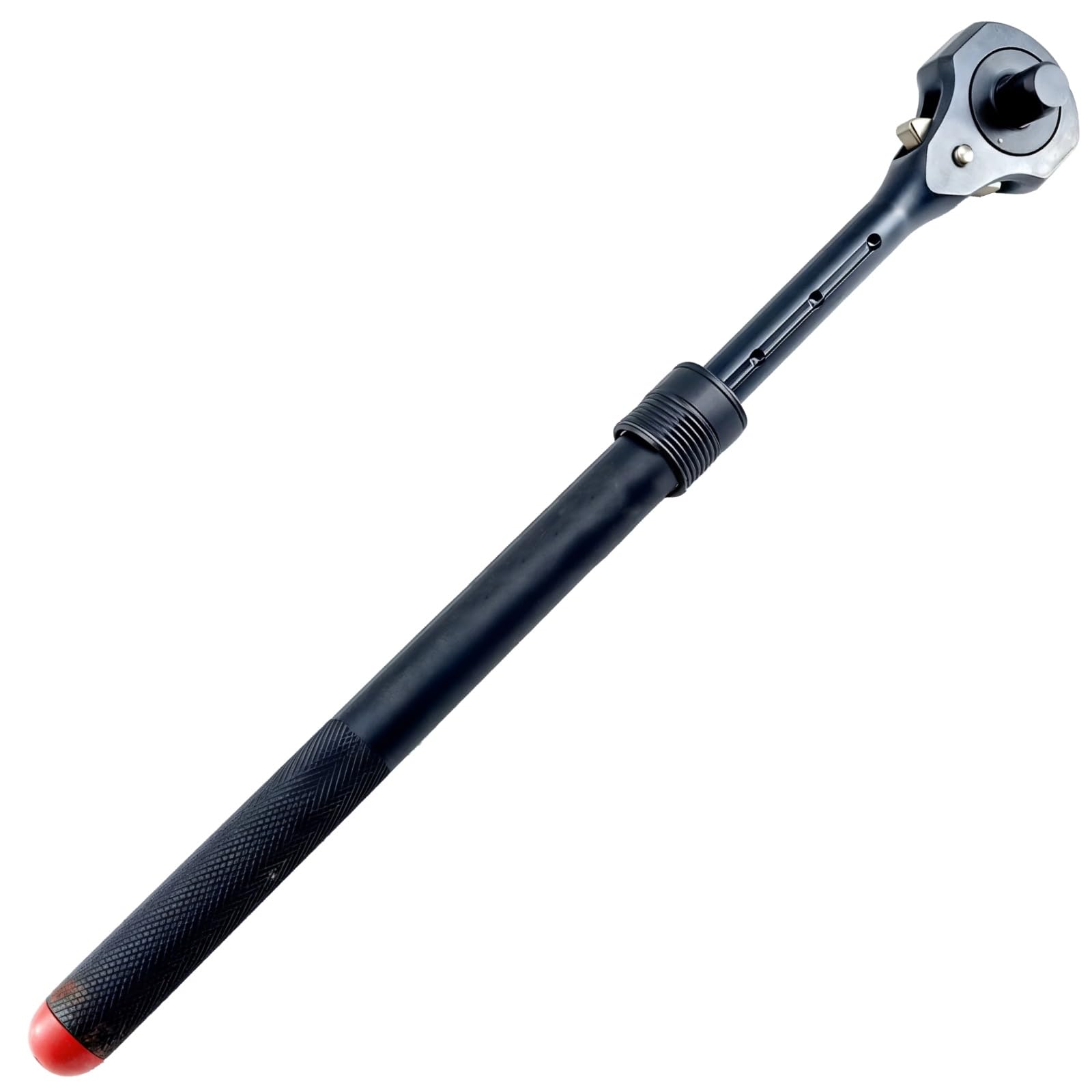 Poignée ergonomique pour clé à cliquet double tête avec manche extensible 1/2