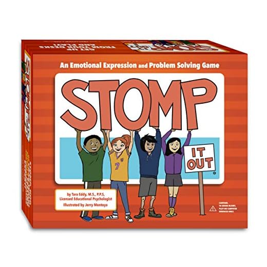 Stomp it Out Movement-Based Game for Kids. Teach Feeling Identification, Problem Solving, Social Skills & More with a Fun, Hands-On, Therapeutic Game Designed by an Educational Psychologist