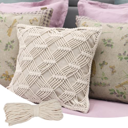 Cordón de algodón de 6mm para costura y ribeteado de almohadas (50 yardas) 8