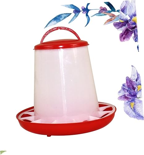 Miniatura 2 de GANAZONO Cucharón de comedero de pollo DIY colgante cubierta de tazón de alimentación de pollo fácil de limpiar suministros de relleno