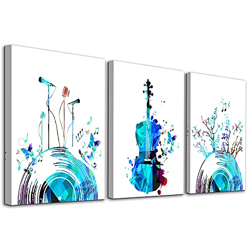 MHARTK66 Bedroom Wall Decor Canvas Art For Living Room Modern Fashion Decorations Bathroom Abstract Paintings Kitchen Music Inspirational Hang Pictures Artwork Home Decoration 3 Piece