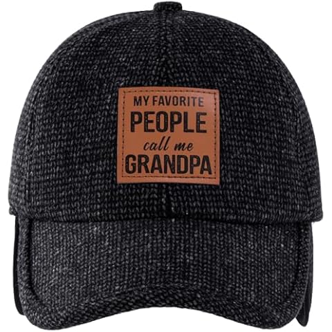 MEINICY Gifts for Grandpa - Christmas Birthday Grandpa Gifts, Funny Gifts for Grandpa from Grandkids Black Baseball Cap Cover