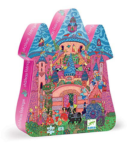 Djeco- Puzzle Castello delle fiabe, Multicolore (DJ07246)