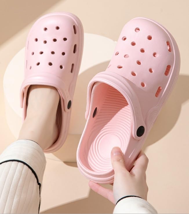 Image of Alexvyan (40-41 UK (6 Number-IND) Women with Extra Comfort Cushion & Washable Clogs Sandal Slippers Flip Flops House Hold Garden Daily Use for Women Girls