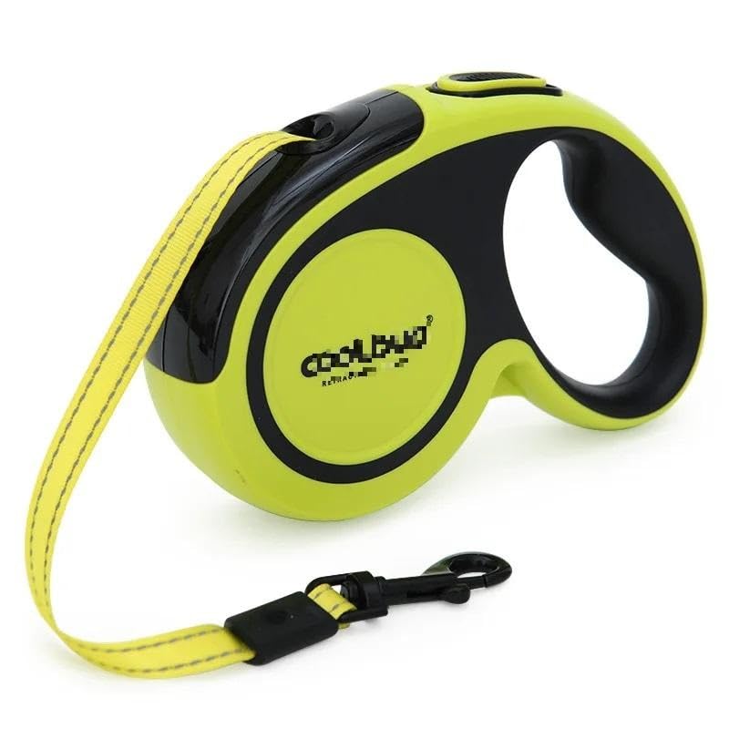 Correa retráctil flexible for perros Correa retráctil ultra resistente for perros Correa retráctil for perros Correa retráctil antienredos Mango antideslizante Freno de una mano Adecuado for perros pe