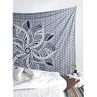 Popular Handicrafts Kp903 Moon Ombre Gold Tapestry Indian Mandala