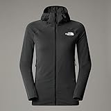 The North Face Women's Bolt Polartec Hooded Jacket, Asphalt Grey/Tnf Black, L