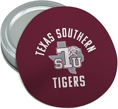 Texas Southern University Tigers Logo Round Rubber Non-Slip Jar Gripper Lid Opener