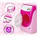 deAO Washing Machine Toy for Kids Dollhouse Furniture Pretend Play Household Appliance Laundry Play Set with Rotatable Roller for Boys Girls