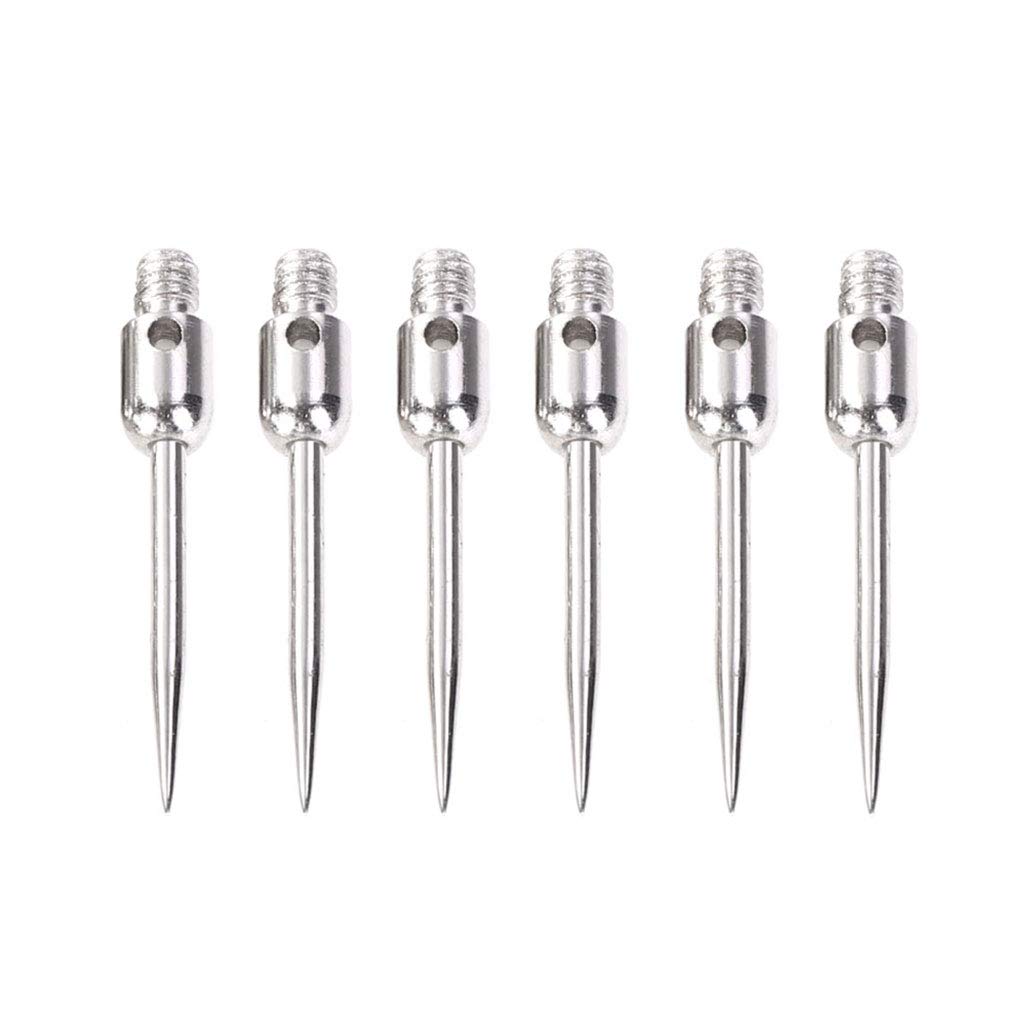 hejhncii Set of 6 Pieces Darts Steel Points Converter 2BA Thread Fits for Steel Tip Darts and Soft Tip Darts Accessories