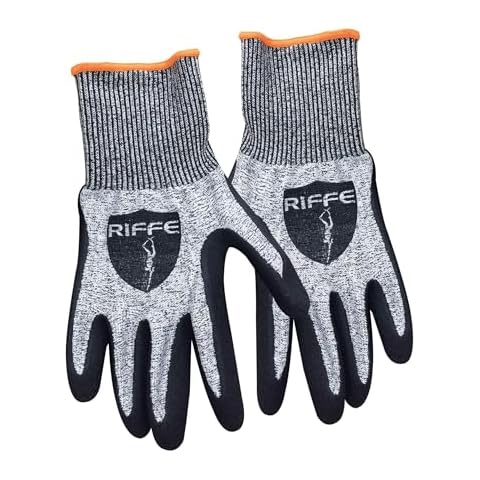 Riffe Holdfast Cut Resistant Gloves Small Gray Cover