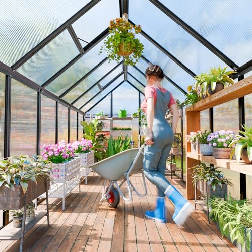 12×6-FT-Polycarbonate-Greenhouse-Greenhouses-for-Outdoors-Green-House-Kit-Walk-in-Green-Houses-for-Backyard-Outside-Garden-Heavy-Duty-Green-House-for-Outside-Greenhouse-Kit 12×6 FT Polycarbonate Greenhouse Greenhouses for Outdoors Green House Kit Walk in Green Houses for Backyard Outside Garden Heavy Duty Green House for Outside Greenhouse Kit